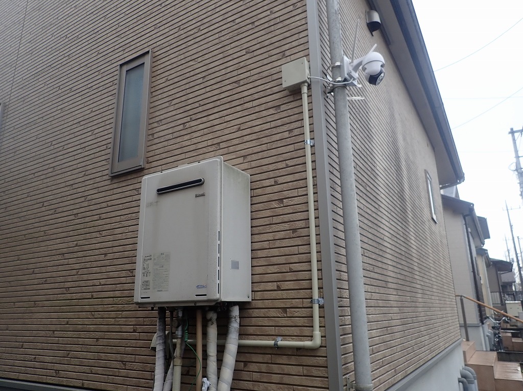 防犯カメラ取付