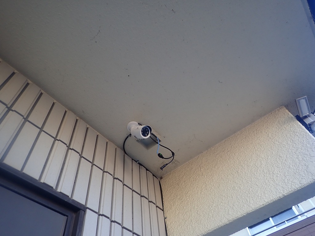 防犯カメラ取付