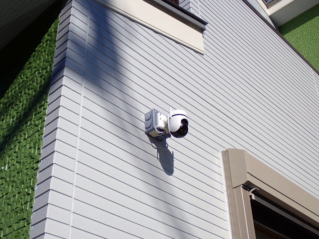 埼玉県越谷市　防犯カメラ取付