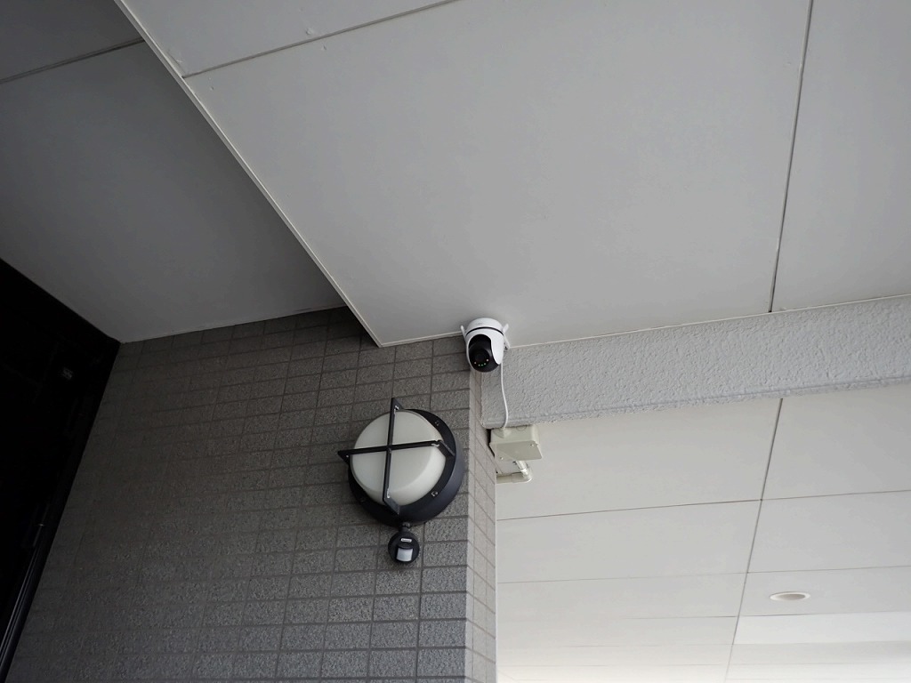松戸市　ワイヤレスネットワーク（防犯）カメラ取付